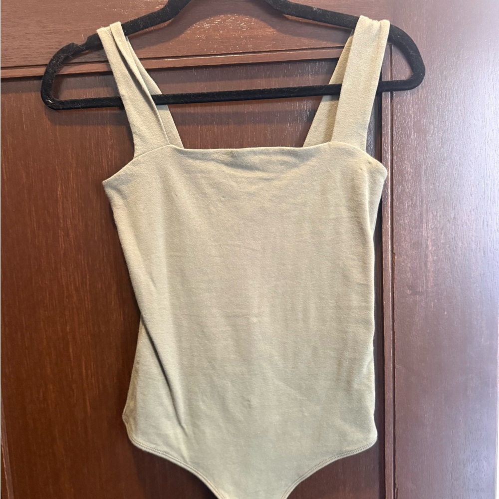 Abercrombie & Fitch Olive Green Bodysuit